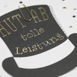 Glückwunschkarte Hut Ab