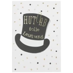 Glückwunschkarte Hut Ab -Modehutgeschäft Glueckwunschkarte Hut ab wei .50758 rf5