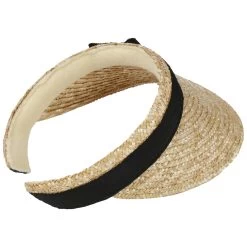 Grace Strohvisor By Betmar -Modehutgeschäft Grace Strohvisor by Betmar natur schwarz.36024 3rf201