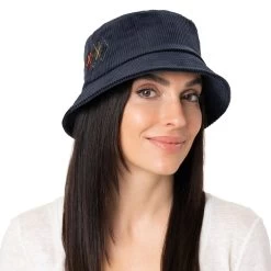 Gramercy Cord Bucket Stoffhut By Brixton -Modehutgeschäft Gramercy Cord Bucket Stoffhut by Brixton.61726 7