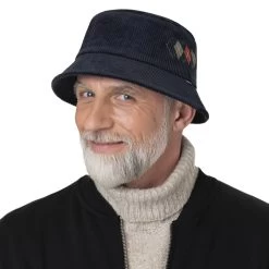 Gramercy Cord Bucket Stoffhut By Brixton -Modehutgeschäft Gramercy Cord Bucket Stoffhut by Brixton.61726 8