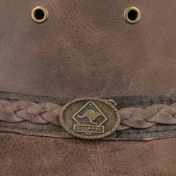 Henbury Traveller Lederhut By Scippis -Modehutgeschäft Henbury Traveller Lederhut by Scippis braun.44751 4rf11