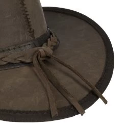 Henbury Traveller Lederhut By Scippis -Modehutgeschäft Henbury Traveller Lederhut by Scippis braun.44751 7rf11