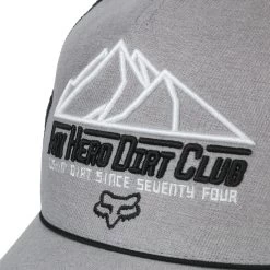 Hero Dirt Snapback Cap By FOX -Modehutgeschäft Hero Dirt Snapback Cap by FOX grau.61092 4rf13