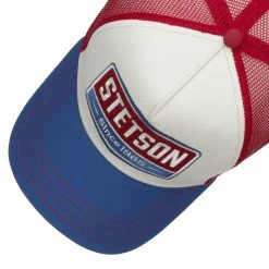 Highway Trucker Cap By Stetson 10 Highway Trucker Cap By Stetson -Modehutgeschäft Highway Trucker Cap by Stetson blau rot.49842 1rf183