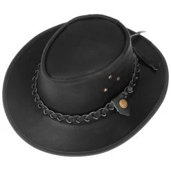 Hooley Lederhut By Scippis -Modehutgeschäft Hooley Lederhut by Scippis schwarz.43770 1rf4