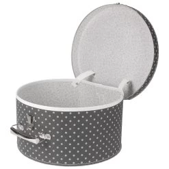 Hutkoffer Schwarz-Pünktchen By Lierys