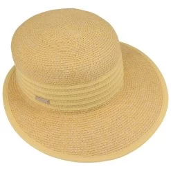 Isa Twotone Damenschute Strohhut By Seeberger -Modehutgeschäft Isa Twotone Damenschute Strohhut by Seeberger gelb meliert.50853 1rf22