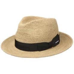 Jenkins Crochet Fedora Strohhut By Stetson -Modehutgeschäft Jenkins Crochet Fedora Strohhut by Stetson natur.53854 7rf40