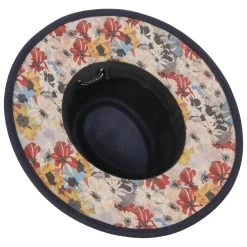 Jonia Floral Underbrim Filzhut By Seeberger -Modehutgeschäft Jonia Floral Underbrim Filzhut by Seeberger dunkelblau.63281 2rf192