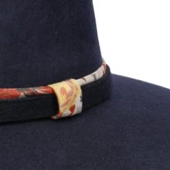 Jonia Floral Underbrim Filzhut By Seeberger -Modehutgeschäft Jonia Floral Underbrim Filzhut by Seeberger dunkelblau.63281 5rf192