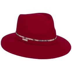 Jonia Floral Underbrim Filzhut By Seeberger -Modehutgeschäft Jonia Floral Underbrim Filzhut by Seeberger rot.63281 rf3
