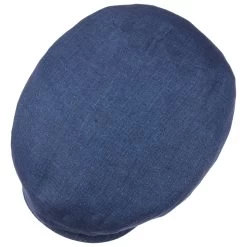 Just Linen Flatcap By Stetson -Modehutgeschäft Just Linen Flatcap by Stetson blau.55237 1rf2