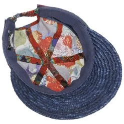 Kamila Flowers Strohcap By Seeberger -Modehutgeschäft Kamila Flowers Strohcap by Seeberger blau.58301 2rf2