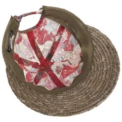 Kamila Flowers Strohcap By Seeberger -Modehutgeschäft Kamila Flowers Strohcap by Seeberger oliv.58301 2rf14