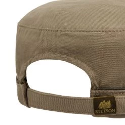 Katonah Cotton Army Cap By Stetson -Modehutgeschäft Katonah Cotton Army Cap by Stetson hellbraun.49821 3rf175