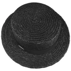 Lamena Matelot Strohhut By Seeberger -Modehutgeschäft Lamena Matelot Strohhut by Seeberger schwarz.55875 1rf4