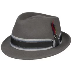 Lancover Trilby Wollhut By Stetson -Modehutgeschäft Lancover Trilby Wollhut by Stetson grau.62201 rf13