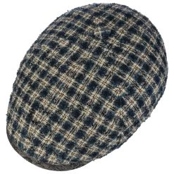 Landio Bouclé Check Flatcap By Alfonso DEste