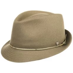 Lanora Trilby Baumwollhut By Lierys -Modehutgeschäft Lanora Trilby Baumwollhut by Lierys taupe.58631 rf62