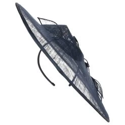 Large Plate Sinamay Fascinator By Seeberger -Modehutgeschäft Large Plate Sinamay Fascinator by Seeberger dunkelblau.64914 3rf192