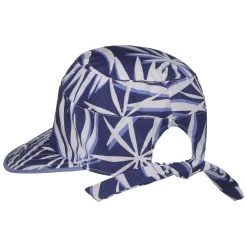 Leaves Baumwollcap -Modehutgeschäft Leaves Baumwollcap blau.61956 3rf2