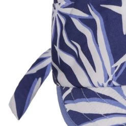 Leaves Baumwollcap -Modehutgeschäft Leaves Baumwollcap blau.61956 4rf2