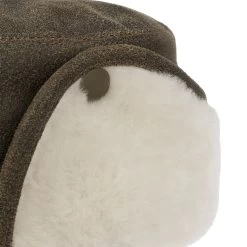 Leder Armycap Mit Ohrenklappen By Lierys -Modehutgeschäft Leder Armycap mit Ohrenklappen by Lierys dunkelbraun.48619 4rf17