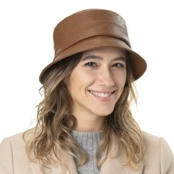 Leder Glockenhut By Seeberger 17 Leder Glockenhut By Seeberger -Modehutgeschäft Leder Glockenhut by Seeberger.63279 7