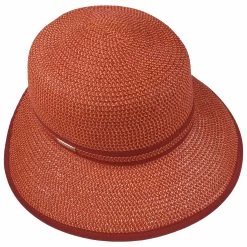 Leontine Strohhut By Seeberger -Modehutgeschäft Leontine Strohhut by Seeberger rot.58152 1rf3