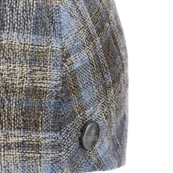 Livano Linen Check Flatcap By Lierys 14 Livano Linen Check Flatcap By Lierys -Modehutgeschäft Livano Linen Check Flatcap by Lierys blau.60782 4rf2