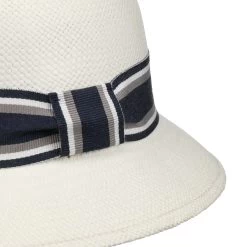 Malisa Panamahut By Lierys -Modehutgeschäft Malisa Panamahut by Lierys wei blau.62283 5rf258