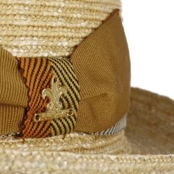 Marcin Pork Pie Strohhut By Lierys Gold -Modehutgeschäft Marcin Pork Pie Strohhut by Lierys Gold natur.62140 4rf40