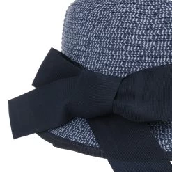 Mavella Schute Strohhut By Lipodo -Modehutgeschäft Mavella Schute Strohhut by Lipodo blau grau.62617 5rf255