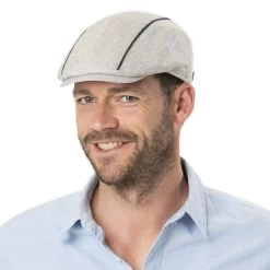 Melcon Leinen-Mix Flatcap By Alfonso D´Este 10 Melcon Leinen-Mix Flatcap By Alfonso D´Este -Modehutgeschäft Melcon Leinen Mix Flatcap by Alfonso D Este.59003 8