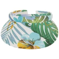 Multicolour Flower Visor By Lipodo -Modehutgeschäft Multicolour Flower Visor by Lipodo wei blau.61429 1rf258