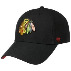 '47 BRAND NHL Blackhawks Ballpark Cap By 47 Brand -Modehutgeschäft NHL Blackhawks Ballpark Cap by 47 Brand schwarz.63043 rf4