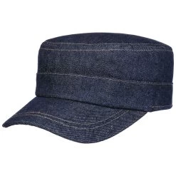 New Denim Army Cap By Stetson -Modehutgeschäft New Denim Army Cap by Stetson denim.60991 rf38
