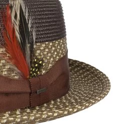 Niver Pork Pie Strohhut By Bailey 1922 -Modehutgeschäft Niver Pork Pie Strohhut by Bailey 1922 braun.62549 4rf11