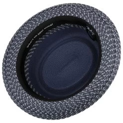 Niver Pork Pie Strohhut By Bailey 1922 -Modehutgeschäft Niver Pork Pie Strohhut by Bailey 1922 dunkelblau.62549 2rf192