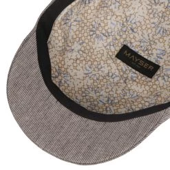 Paddy Stripes Flatcap By Mayser -Modehutgeschäft Paddy Stripes Flatcap by Mayser beige.59121 2f15