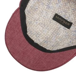 Paddy Stripes Flatcap By Mayser -Modehutgeschäft Paddy Stripes Flatcap by Mayser rot.59121 2rf3