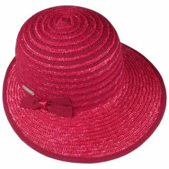 Paglina Strohcap By Seeberger -Modehutgeschäft Paglina Strohcap by Seeberger rot.50856 1rf3