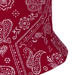 Paisley Bucket Baumwollhut By Lipodo -Modehutgeschäft Paisley Bucket Baumwollhut by Lipodo rot.61421 4rf3
