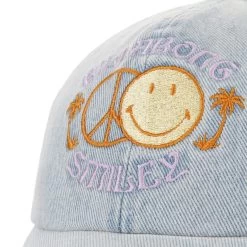 Peace & Smiley Dad Hat By Billabong -Modehutgeschäft Peace Smiley Dad Hat by Billabong denim.65844 4rf38