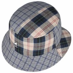 Plaid Mashup Bucket Fischerhut By Kangol -Modehutgeschäft Plaid Mashup Bucket Fischerhut by Kangol hellblau.65485 1rf9