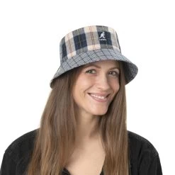 Plaid Mashup Bucket Fischerhut By Kangol -Modehutgeschäft Plaid Mashup Bucket Fischerhut by Kangol.65485 7