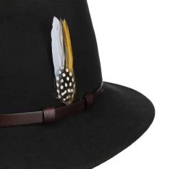 Pleston Crushable Filzhut By Lierys -Modehutgeschäft Pleston Crushable Filzhut by Lierys schwarz.63845 4rf4