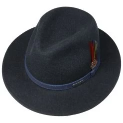 Powell Traveller Filzhut By Stetson -Modehutgeschäft Powell Traveller Filzhut by Stetson blau.43939 1rf2