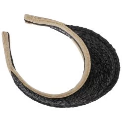 Raffia Sonnenvisor By Seeberger -Modehutgeschäft Raffia Sonnenvisor by Seeberger schwarz.59679 2rf4